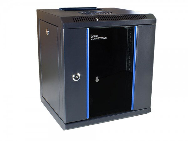 Good Connections 10" Wandgehäuse 6HE schwarz 312x300mm