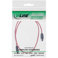InLine 27310 SATA Kabel 1m rot