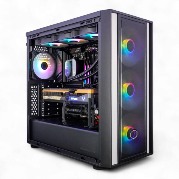 UltraGaming R7-7800X3D 32GB DDR5 2TB M.2 NVMe 16GB NVIDIA GeForce RTX5070Ti OC AMD B650 Wasserkühlung W-LAN+BT 850W W11Pro