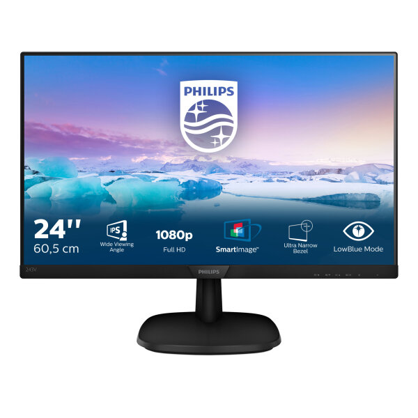 61cm(23.8")Philips 243V7QJABF