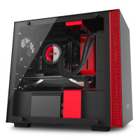 NZXT H200i Window black/red
