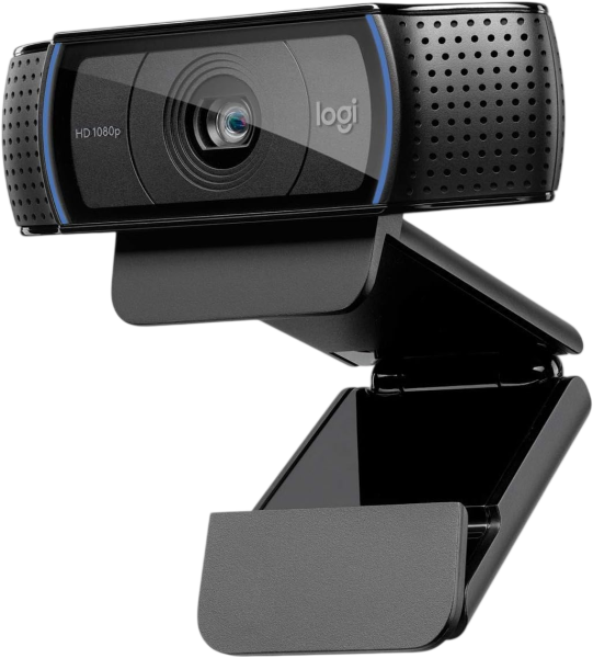 Logitech C920 Full-HD Webcam USB schwarz