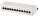 Logilink Patchpanel Tisch/Wand Cat.6 STP 12 Ports,lichtgrau