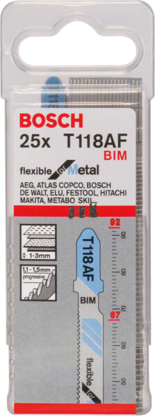Bosch Stichsägeblätter T118 AF