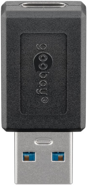 Goobay USB 3.0 Typ-A -> USB-C Adapter 5Gbit/s schwarz USB-A/USBC Dongle