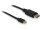 DELOCK Displayport Kabel mini DP -> DP St/St 1.00m sw 4K