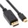 DELOCK Displayport Kabel mini DP -> DP St/St 1.00m sw 4K
