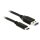 DELOCK USB3.1 Kabel C -> A St/St 0.50m schwarz