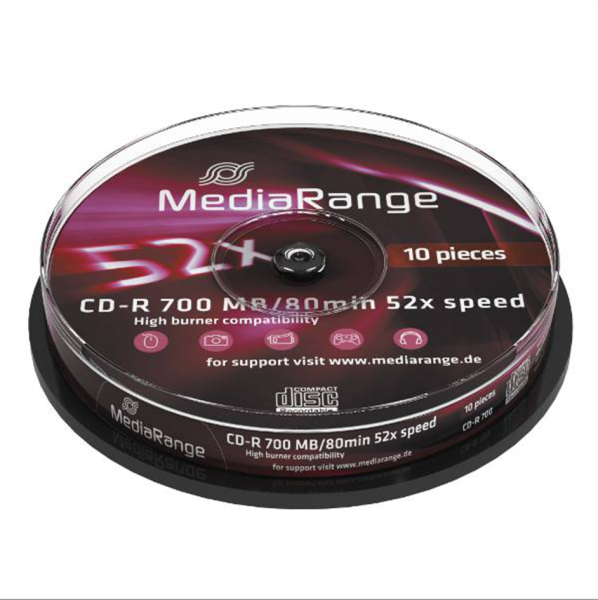 MediaRange MR214 CD-R 10 Stück