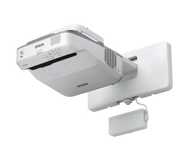 EPSON (1280x800) EB-695Wi Ultrakurzdistanz-Projektor 3LCD 16:10 3500 Lumen VGA, HDMI, composite video, MHL Speaker WXGA White