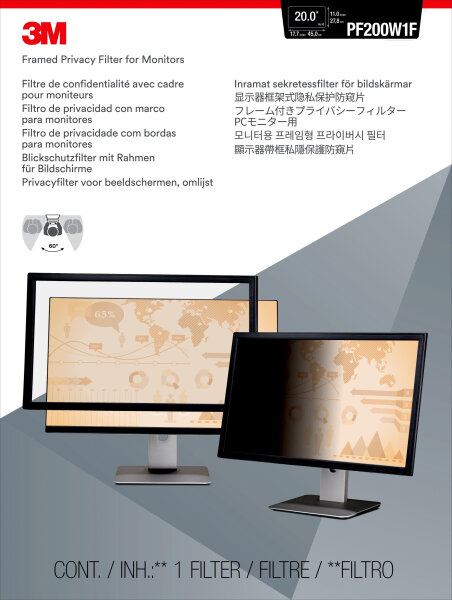 3M PF320W Blickschutz 20.1"
