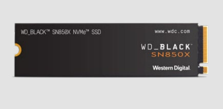 M.2 WD BLACK SN850X NVMe SSD WDBB9G0040BNC - SSD - 4 TB - intern - M.2 2280 - PCIe 4.0 (NVMe) - Schwarz