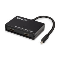 Lindy MiniDP an 2xHDMI Adapter