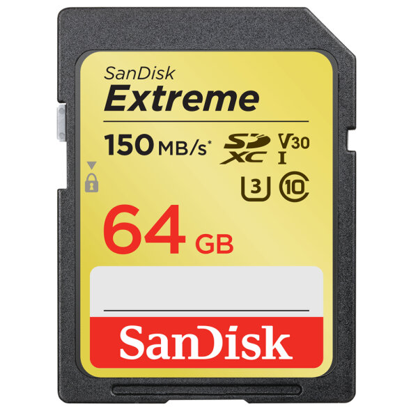 64GB SanDisk Extreme SDXC