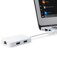 EDIMAX Adapter USB3.0 Giga USB-C to 3Port-Hub