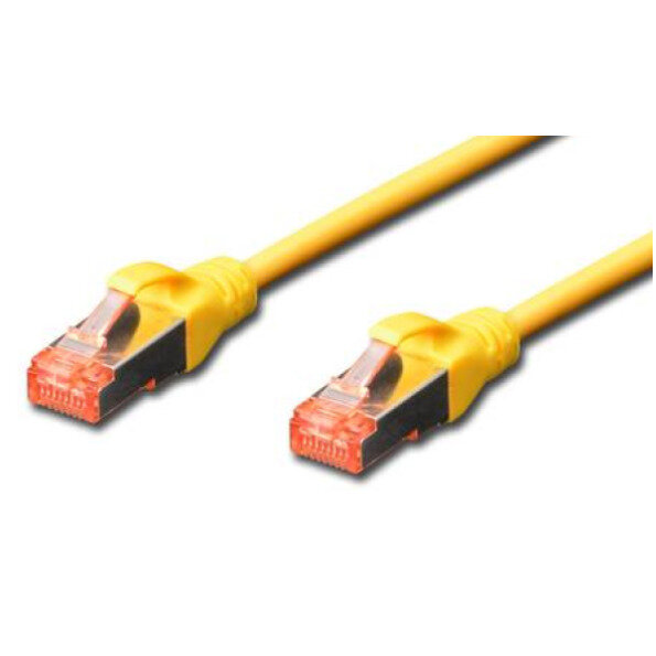 S/FTP CAT6, 0.25 Meter GELB