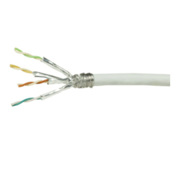 Logilink Netzwerk Verlegekabel S/FTP Cat.6, PVC, weiß, 50m