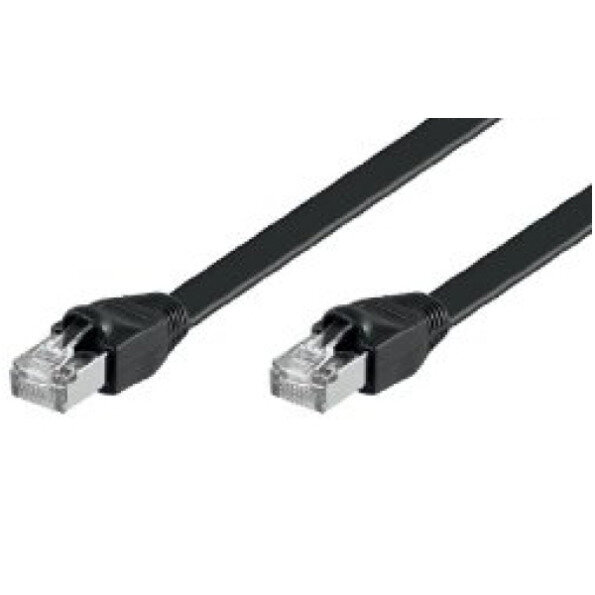 Goobay CAT6 25cm SCHWARZ