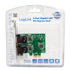 Logilink PCI Express Karte 2-Port Gigabit LAN