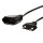 Logilink Netzkabel Euro CEE 7/16 Stecker zu Dose, 2m schwarz