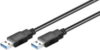 Goobay USB 3.0 Kabel Typ-A/Typ-A 1.8m schwarz