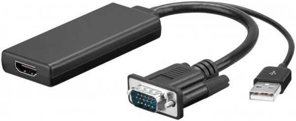 Goobay VGA/HDMI Adapter 10cm