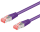 Goobay CAT6 S/FTP 0.25m VIOLETT
