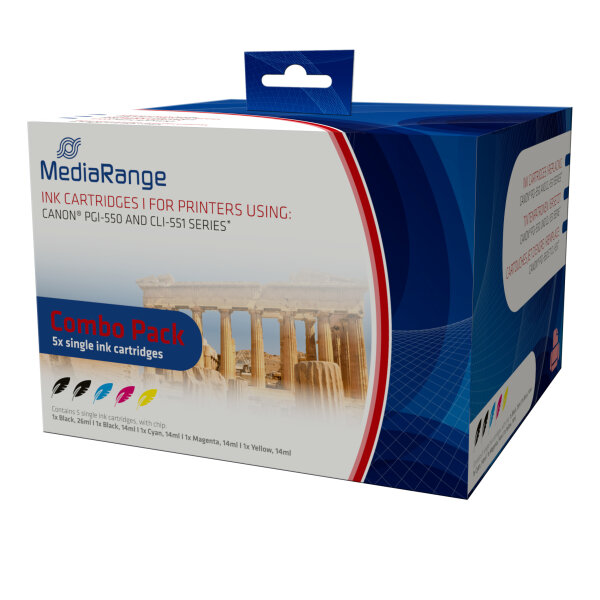 MediaRange Combo PGI550/CLI551