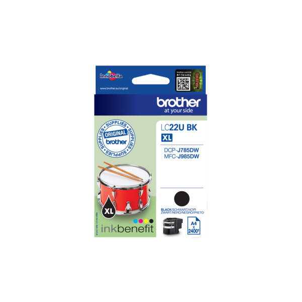 Brother LC-22UBK XL Tinte MFCJ985DW