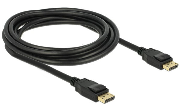 DELOCK Displayport Kabel DP -> DP St/St 3.00m schwarz 4K