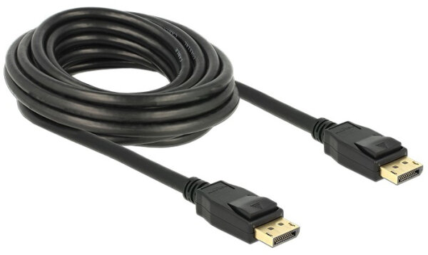 DELOCK Displayport Kabel DP -> DP St/St 5.00m schwarz 4K
