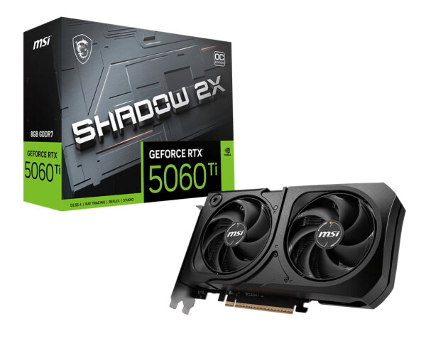 RTX 5060 TI 8G MSI SHADOW 2X OC PLUS GDDR7