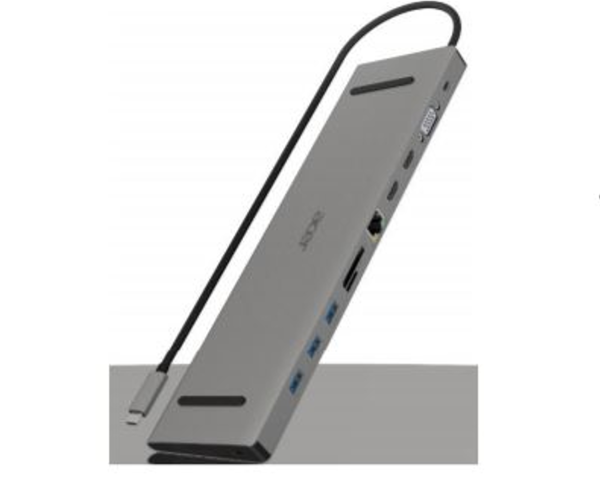 ACER ACG-DCK-C-1 USB Type-C Dockingstation 3xUSB 3.0, 3xUSB3.1 VGA HDMI RJ45 microSD Audio