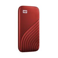1TB WD MyPassport SSD Red USB-C 3.1 AES 256bit rot