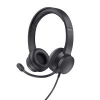 Trust AYDA PC Headset - kabelgebunden - schwarz