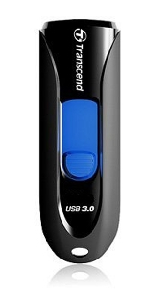 64GB Transcend JetFlash 790 Slider USB 3.0 Typ-A 3.0 Stick schwarz/blau