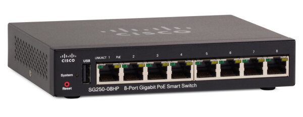 Cisco SG250 Desktop Gbit 8Port