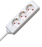 EFB Steckdosenleiste 3x     ohne Schalter 1,4m,H05VV-F 3G1,5