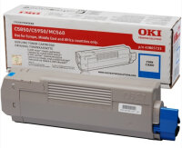 OKI Toner cyan      C5850/5950/MC560 (6.000 Seiten)