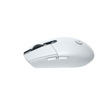 Logitech G305 Lightspeed Wireless Mouse 6 Tasten Funkmaus white