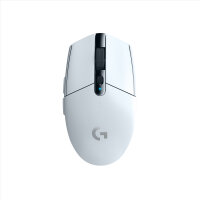 Logitech G305 Lightspeed Wireless Mouse 6 Tasten Funkmaus white