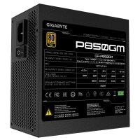 850 Watt Gigabyte P850GM ATX 2.3 ATX Netzteil 850W vollmodular 80 PLUS Gold schwarz