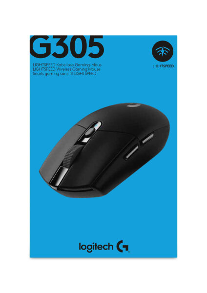 Logitech Gaming Maus G305 Lightspeed black retail