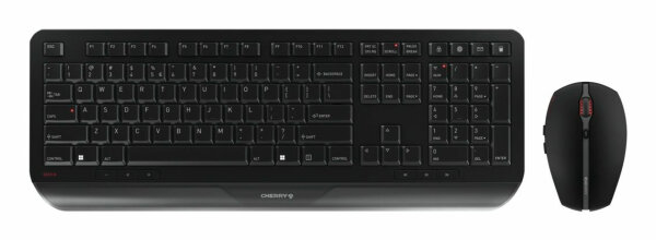 CHERRY GENTIX Desktop Wireless black US,EURO-Symbol