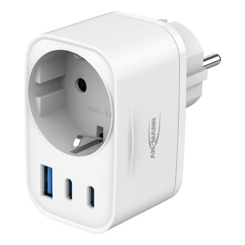 ANSMANN USB Charger HS330 30W 2xUSB-C/USB/30W