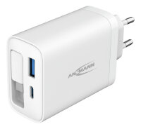 ANSMANN USB Charger 230PD 30W USB-C Kabel/USB-C/USB/30W
