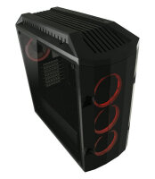 LC-Power Gaming 998B Rambot Window RGB Midi-Tower Black Edition Glasfenster Lüftersteuerung