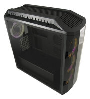 LC-Power Gaming 998B Rambot Window RGB Midi-Tower Black Edition Glasfenster Lüftersteuerung