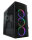 LC-Power Gaming 998B Rambot Window RGB Midi-Tower Black Edition Glasfenster Lüftersteuerung