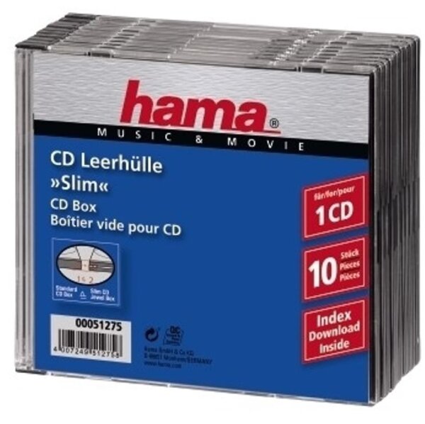 Hama CD-R Slimline 10 Stück